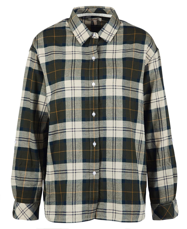 Women's Barbour | Elishaw Relaxed All Cotton Shirt | Ancient 