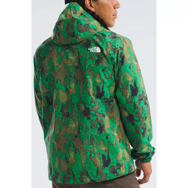 The North Face Green store Camo Zip-Up Sweater