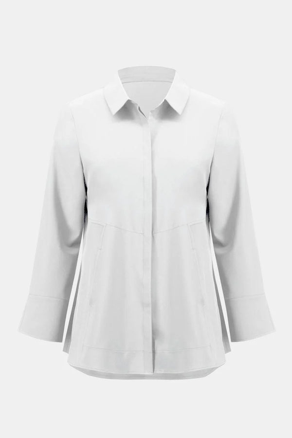 NWT Self-Portrait White Button Down Blouse 2024