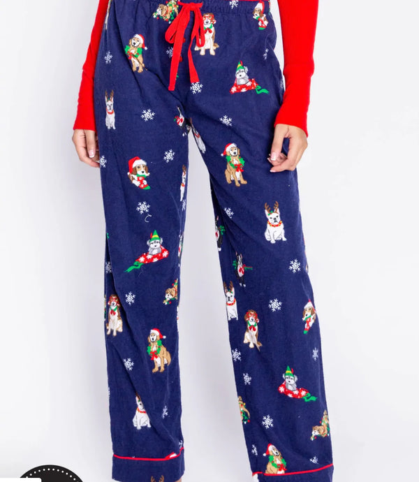 P.J. Salvage Christmas Pups Flannel Pant – Belle Mode Intimates