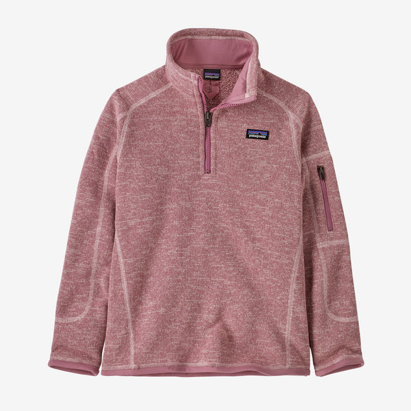 Pink patagonia cheap quarter zip