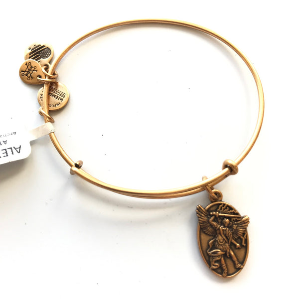 Angel Wings Charm Bracelet Bangle Gold | Alex and Ani