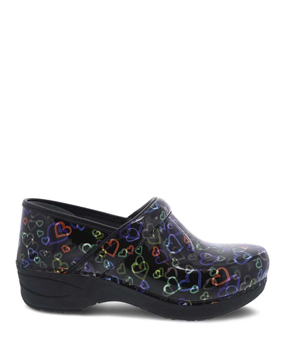 Women's DANSKO | XP 2.0 Patent Floating Hearts Clog | Multi