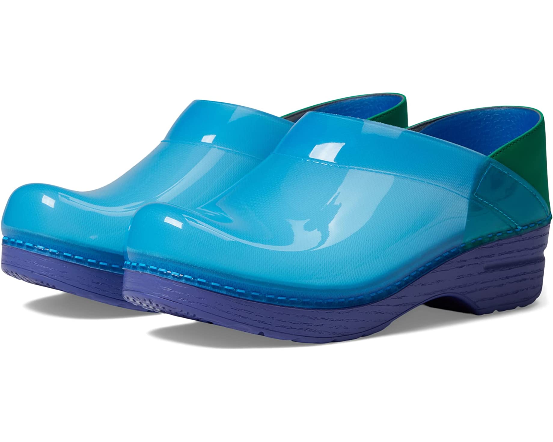 Women's DANSKO | Professional Translucent Clogs | Blue