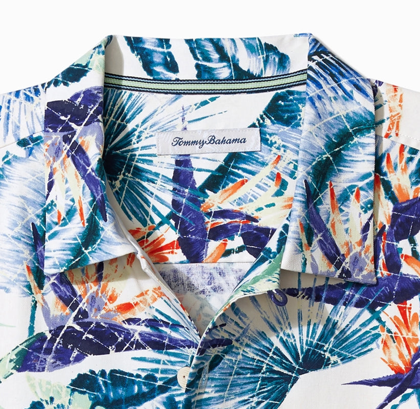 Tommy Bahama Men's Travel Tropics Camp Shirt - Continental - Size S