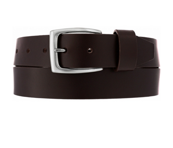 Men's Brighton | Beck Basic Belt | Dark Brown - F.L. CROOKS.COM